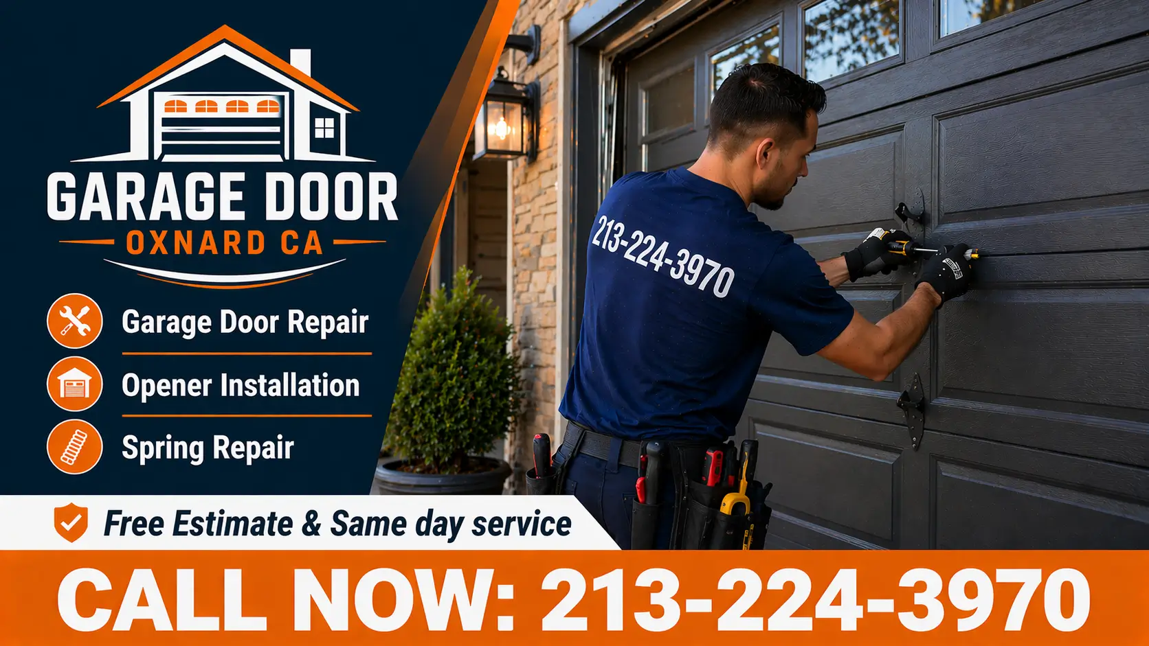 Garage Door Oxnard CA | Expert Repair: Spring & Opener