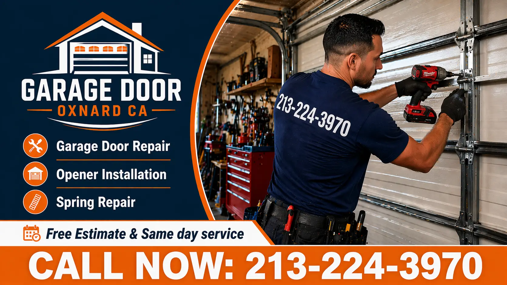 Garage Door Oxnard CA | Expert Repair: Spring & Opener